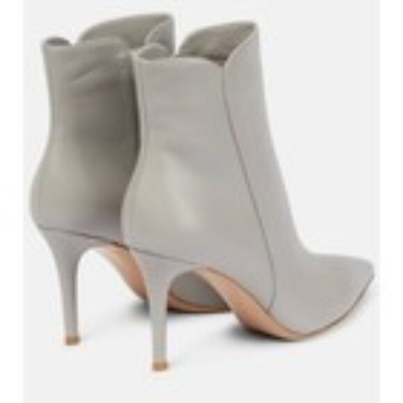 Gianvito Rossi Levy 85mm Ankle Boots in Gray Shadow 37.5 size 7 - Picture 3 of 3